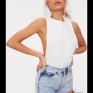 PrettyLittleThing Open Back Bodysuit
